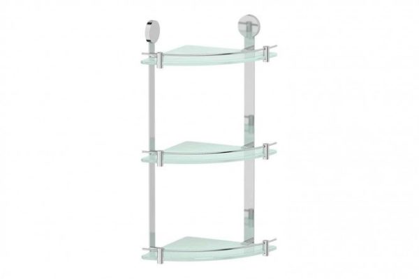 Corner shelf 3-tier Harmonie 25.3x55.6x25.3 cm