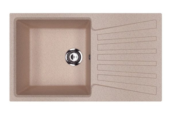 Inset sink with drainer ULGRAN u-703 302 83x48x19 cm