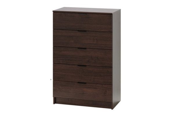 Chest of drawers with 5 drawers Loft wenge