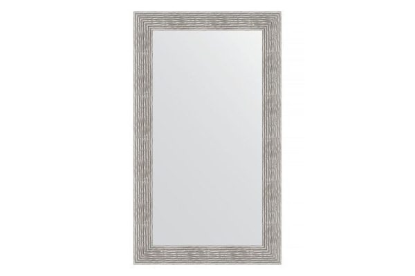Wall mirror in a baguette frame EVOFORM wave chrome 70x120 cm