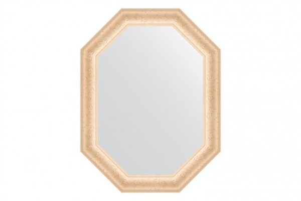 Wall mirror in a baguette frame EVOFORM Polygon BY 7143, old plaster 65x85 cm