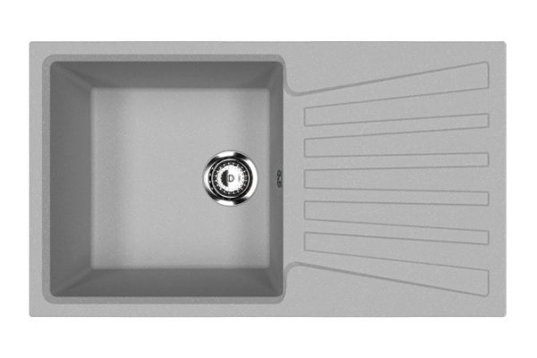 Inset sink with drainer ULGRAN u-703 342 83x48x19 cm