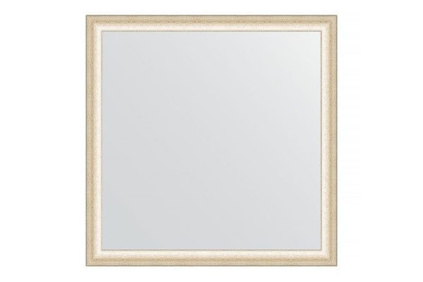 Wall mirror in a baguette frame EVOFORM antique silver 60x60 cm
