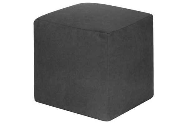 Ottoman Cube velor graphite