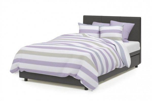 Ottoman with lifting mechanism Classic chocolate color, beige 160x198 cm