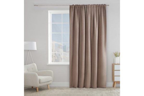 Tape curtain ESTUDI BLANCO Fabia 250x280 cm, 1 piece, beige
