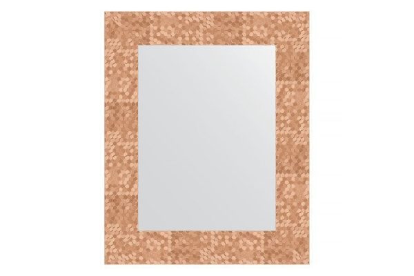 Wall mirror in a baguette frame EVOFORM BY 3018 honeycomb copper 43x53 cm