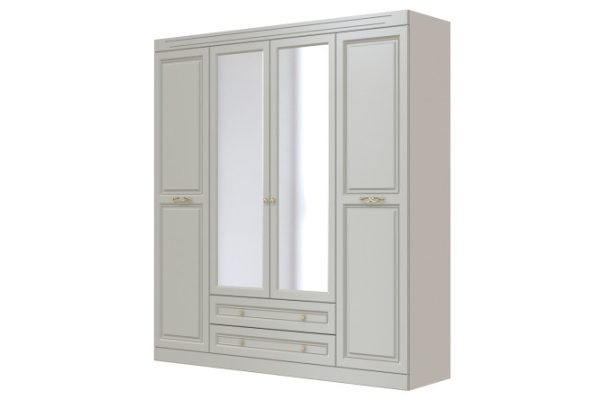 Hinged wardrobe Olympus 201.2x222.7x51.6 cm