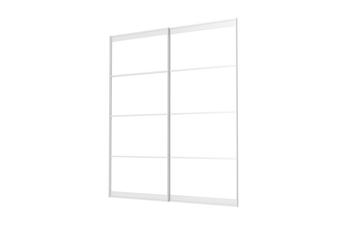 Oscar Ultra frame set for sliding wardrobe 180*236 cm with closers, type 2