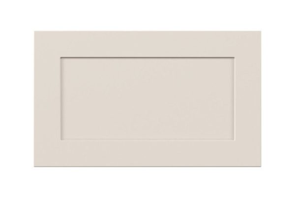 Front for a high drawer/cabinet with horizontal opening Siena 59.6x35.6 cm, vanilla color