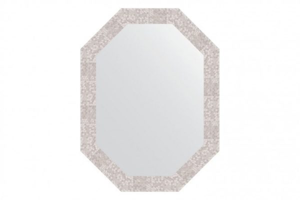 Wall mirror in a baguette frame EVOFORM Polygon BY 7099, aluminum honeycomb 62x82 cm