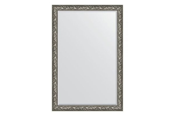 Wall mirror with bevel in a baguette frame EVOFORM BY 3624 Byzantium silver 119x179 cm