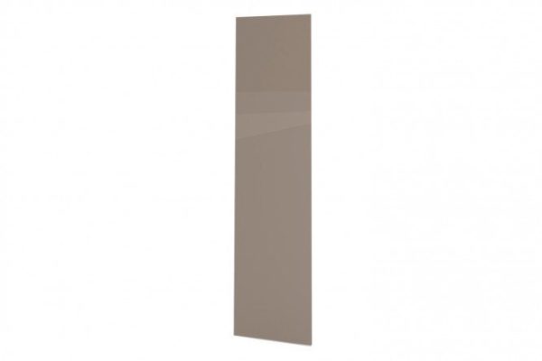Decorative overlay Amika 57.6x228 cm, stone gray glossy color