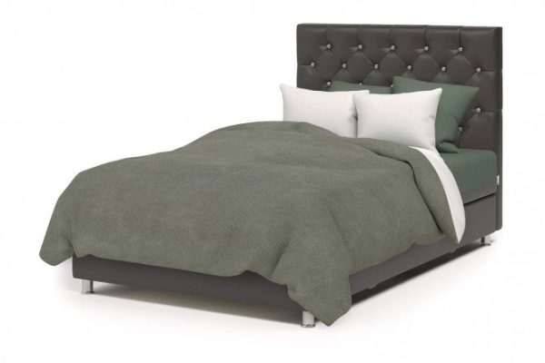 Ottoman with lifting mechanism Charmel Lux chocolate color, beige 160x198 cm