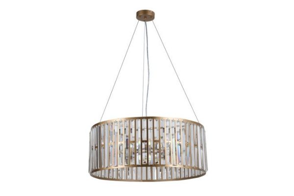 Hanging chandelier FAVOURITE Prismata 5 sq.m., 60x22x60 cm, E14