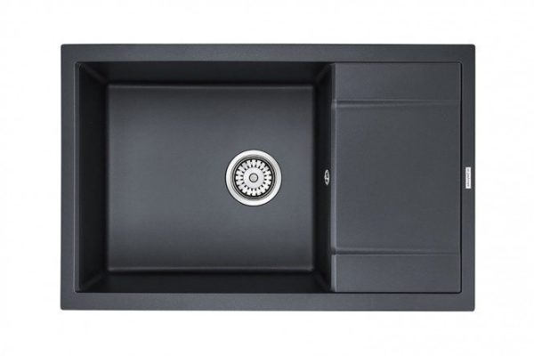 Inset sink with wing PAULMARK Verlass PM317850-BLM 78x50x20 cm