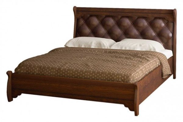 Florence bed color oxford oak, brown
