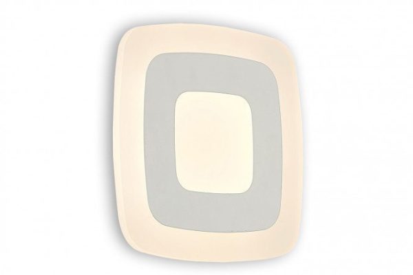 LED surface mounted lamp CITILUX Trieste 4 sq.m, 19.5x3.5x19.5 cm