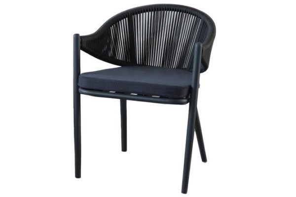 Armchair Parma 1 color finishing gray, soft elements gray