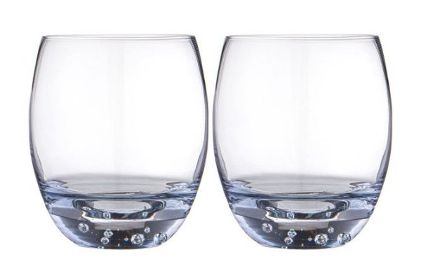 Set of glasses Lefard Bubles Blue 425 ml, Glass, 2 pcs.