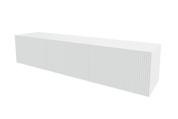 Cabinet Oscar Amelie 180x40 with doors, white / talc wave