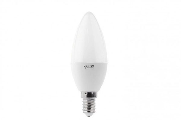LED lamp Gauss Elementary Candle 880lm 3000K 10W, E14, Warm