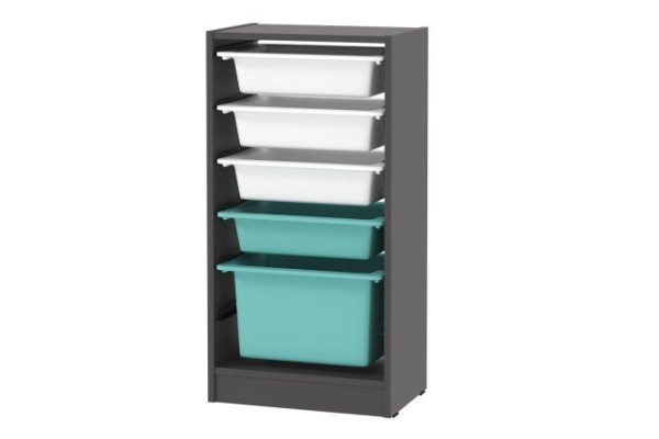 Alpha rack 46x90x30 cm, with containers