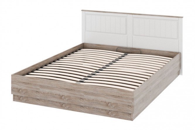 Bed with lifting mechanism Provence oak color Sonoma truffle