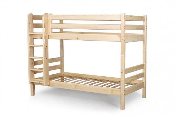 Bunk bed Sonya with straight stairs