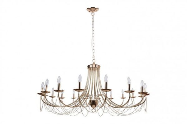 Hanging chandelier FAVOURITE Plini 36 sq.m., 140x270x140 cm, E14