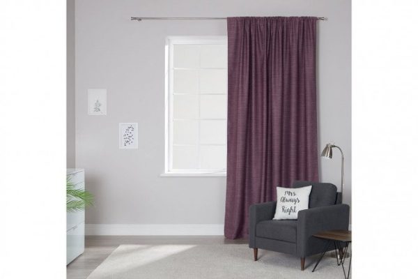 Ribbon curtain ESTUDI BLANCO Dafne 200x280 cm, 1 piece, purple