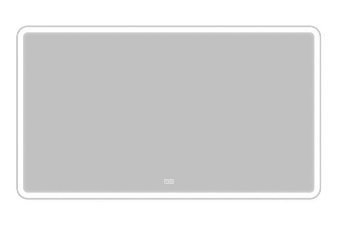 Illuminated mirror SPC-MAR-1400-800-LED-TCH-WARM heated 140x80x3 cm
