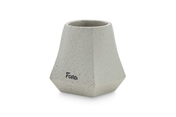 Glass for toothbrushes Volcano 11x11.5x9.1 cm, Polyresin