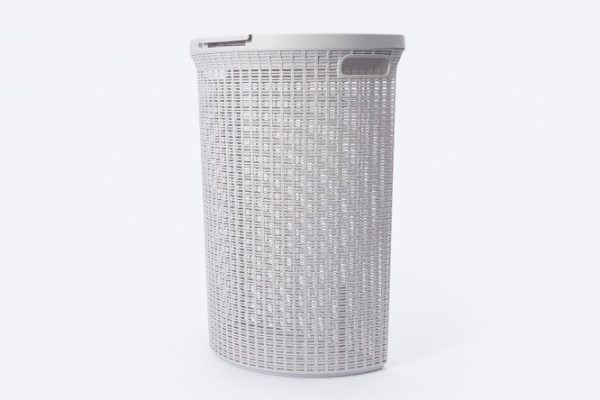 Eco Style laundry basket with lid 46x61x26.5 cm, 46 l, Polypropylene