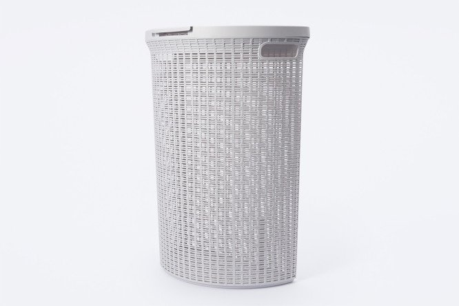 Eco Style laundry basket with lid 46x61x26.5 cm, 46 l, Polypropylene