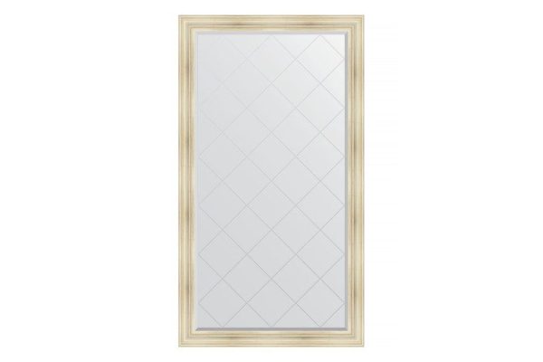 Floor mirror with engraving in a baguette frame EVOFORM BY 6368 etched silver 114x204 cm