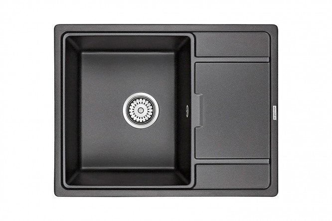 Inset sink with wing PAULMARK Weimar PM216550-BL 65x50x20 cm