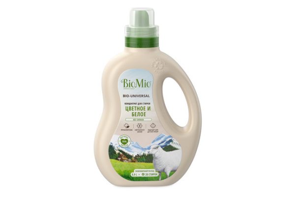 BioMio Bio-Laundry Gel Colors Whites for washing white and colored laundry