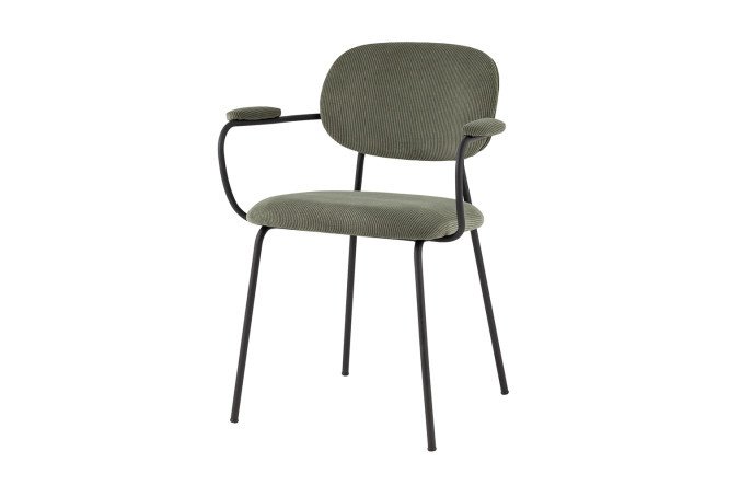 Carol chair with armrests 60.5x77x52 cm