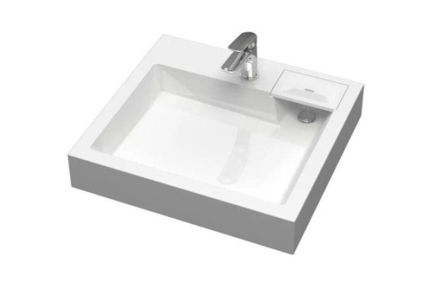 Semi-recessed sink above the washing machine Vission 45483000001 Semi-recessed, 60x11x55 cm