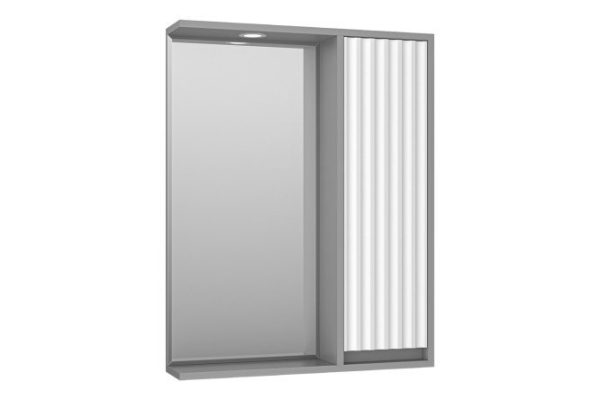 Mirror cabinet Balaton 65 BAL-04065-01-01P with LED lighting 62.5x80x14 cm, Right
