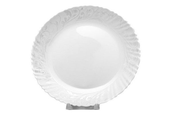 Plate Morning Baroque Glass ceramics, 24 cm