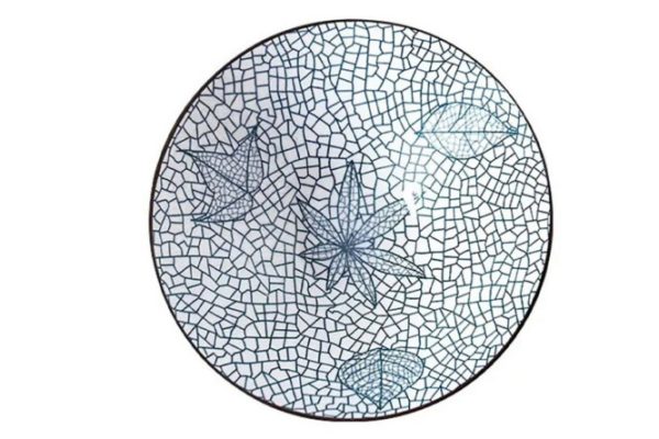 Deep plate HOMIUM Leaves Ceramics, 20 cm