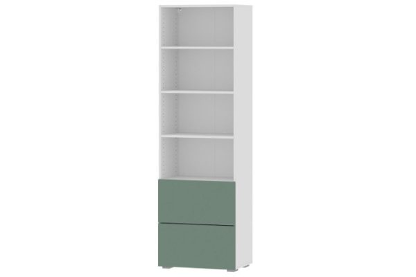 Children's rack Oscar mini with 2 drawers 60x194x39.6 cm