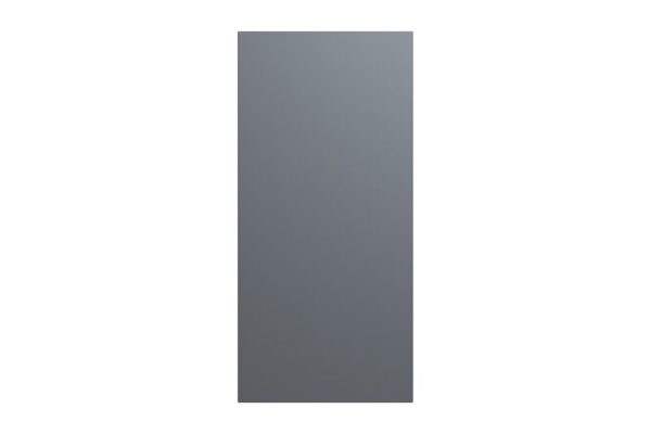 Decorative side wall Chloe for wall cabinets 33.7x72 cm, soft graphite color