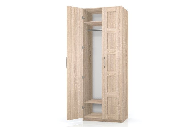 2-door wardrobe Oscar Bergen 75x236x58 cm, Sonoma oak