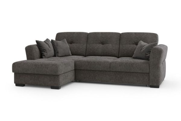 Corner sofa bed DREAMART Manhattan with left corner