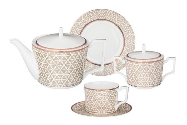 Tea set Lefard Opera 6 persons, 20 pcs., Porcelain