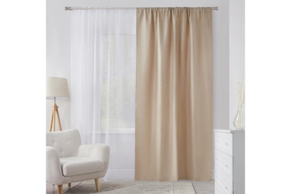 Curtain Evie 150x260 cm, 1 piece, beige