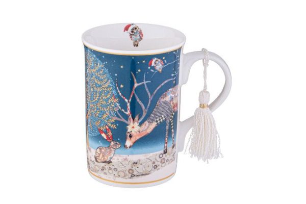 Mug Christmas Printwork 320 ml, Porcelain